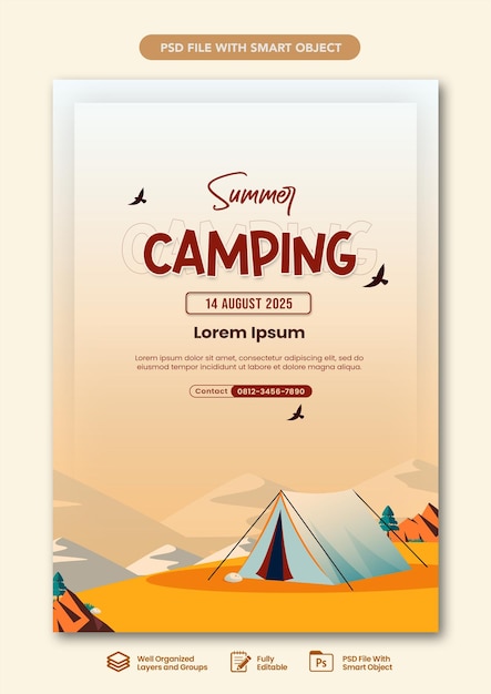 PSD summer camp poster