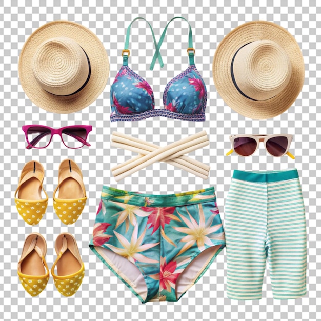 PSD summer fashion set for women