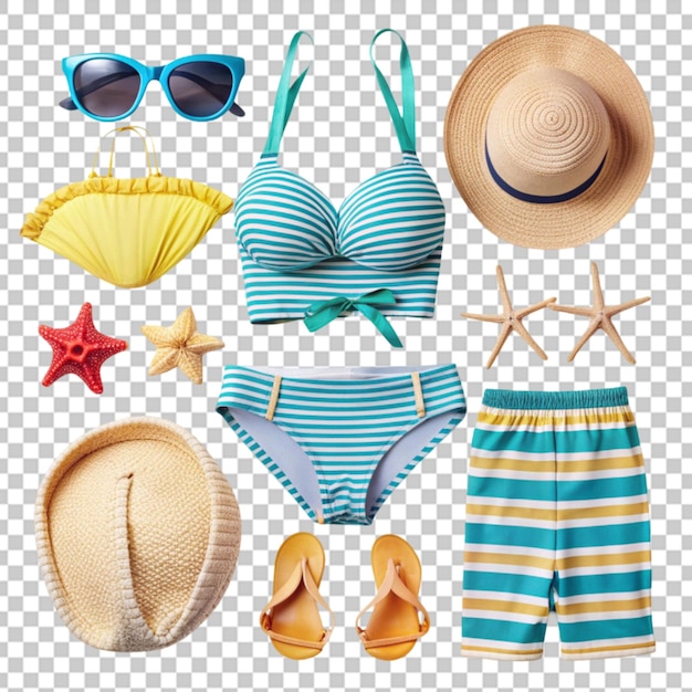 PSD summer fashion set for women