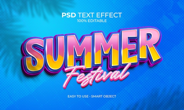 SUMMER FESTIVAL TEXT EFFECT