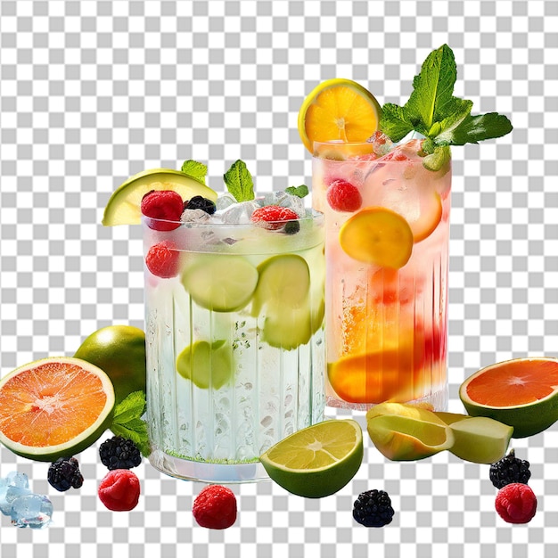 Summer Fresh Fruits and Juices