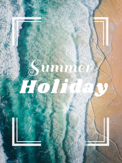 Summer holiday card