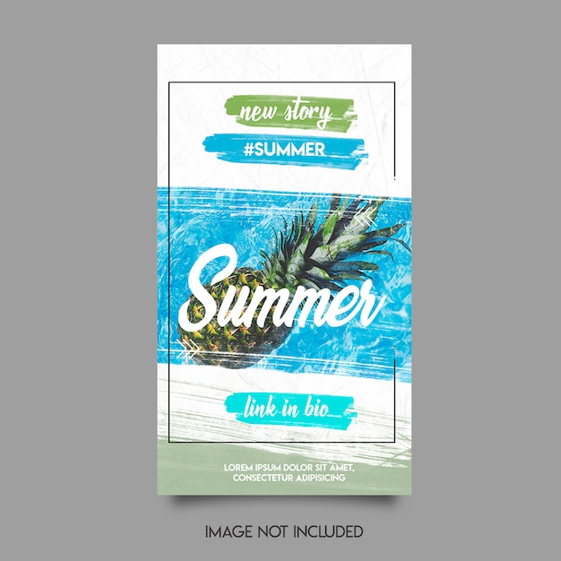 Summer insta stories template