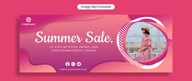 Summer sale facebook cover