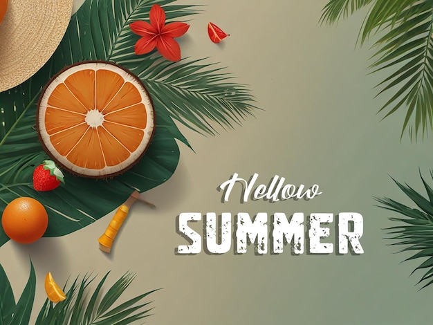 Summer theme background