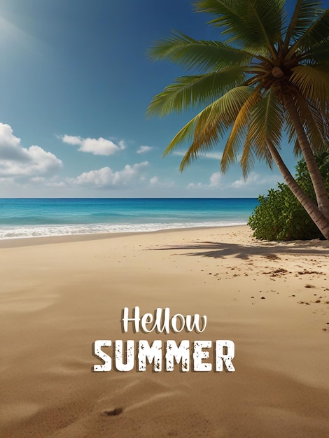 Summer theme background