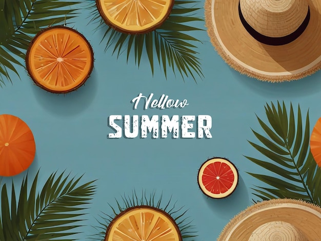 Summer theme background