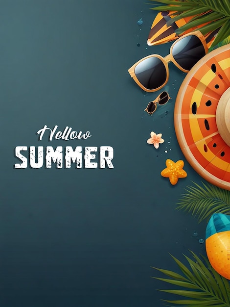 Summer theme background