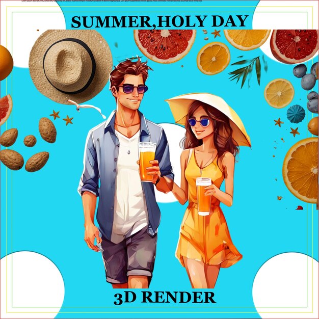 PSD summerholy daysummer party