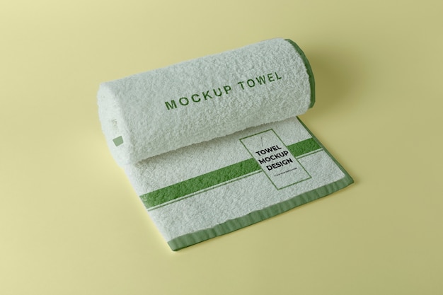 Summertime towel mockup