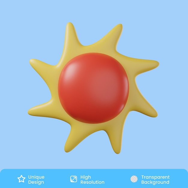 Sun 3D Illustration