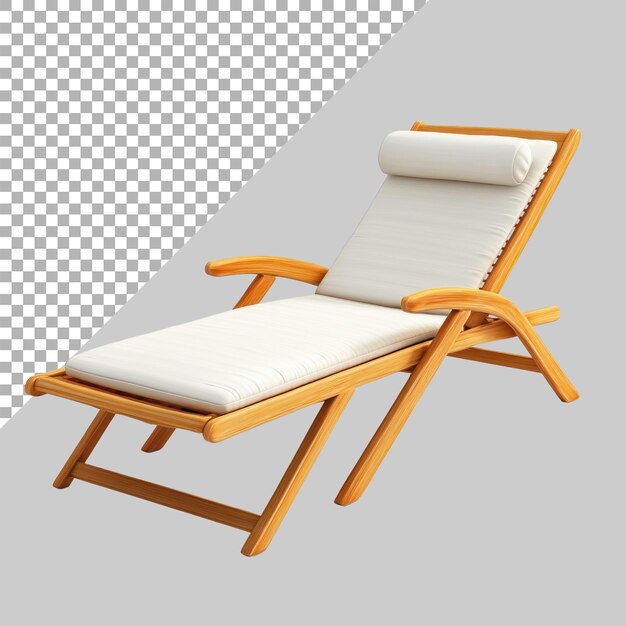 Sunbed on Transparent background