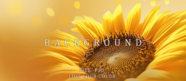 sunflower tungal background spotlight gold sunlight bokeh abstract