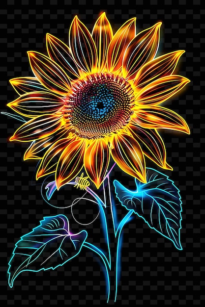 a sunflower with the words quot sun quot on it