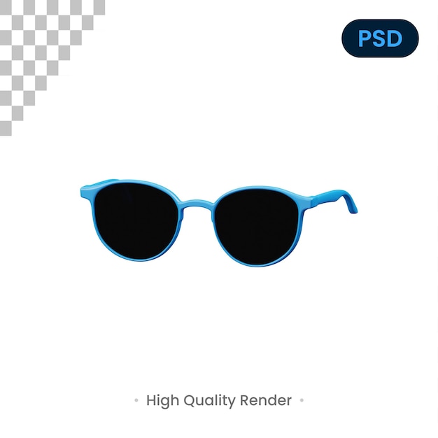 Sunglasses 3D Icon Premium Psd