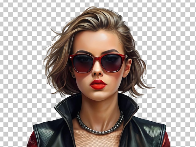 PSD sunglasses woman and confidence with fashion