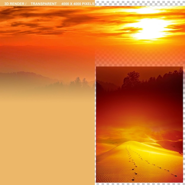 PSD sunlight clipart sun sky picture