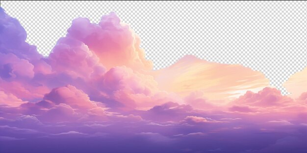 PSD sunrise clouds dark purple and blue shadows artificial intelligence generative