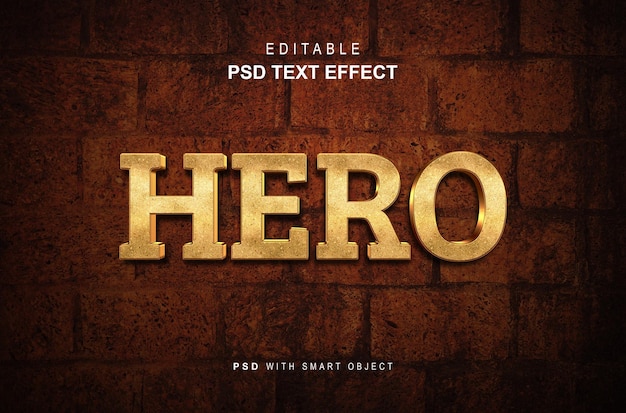 Super creative Hero Text Effect