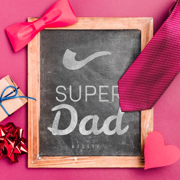 Super dad frame with mock-up concept