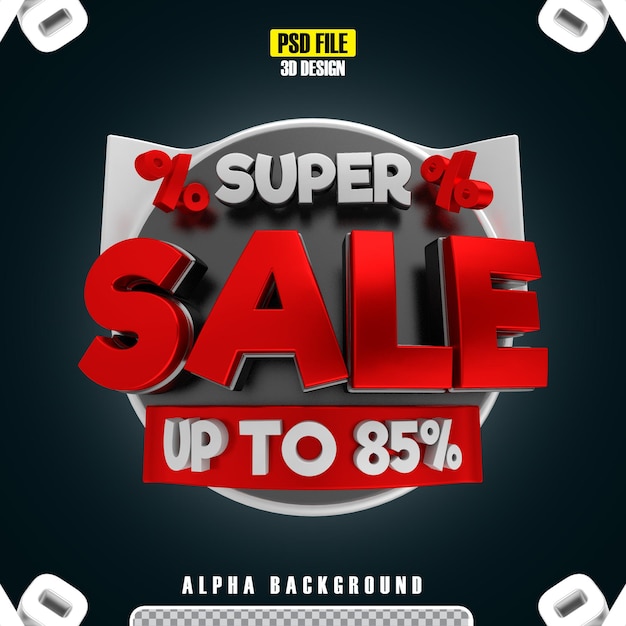 super sale up to 85 3d rendering isolated