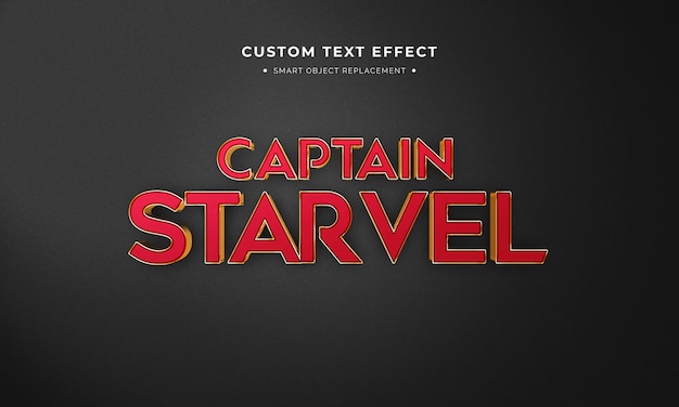 Superhero movie 3d text style