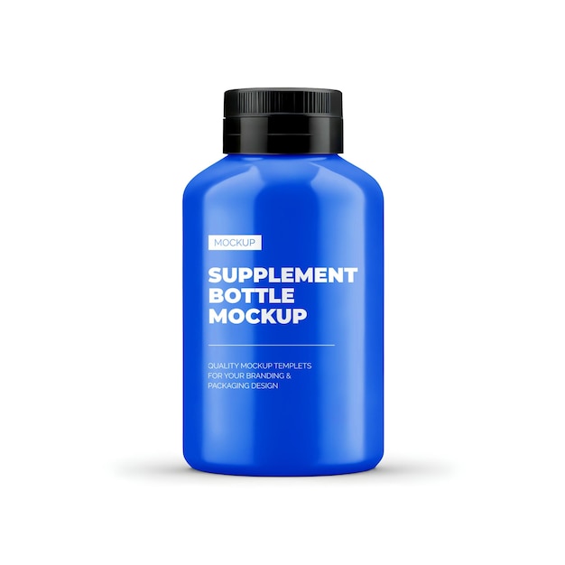 supplement bottle mockup