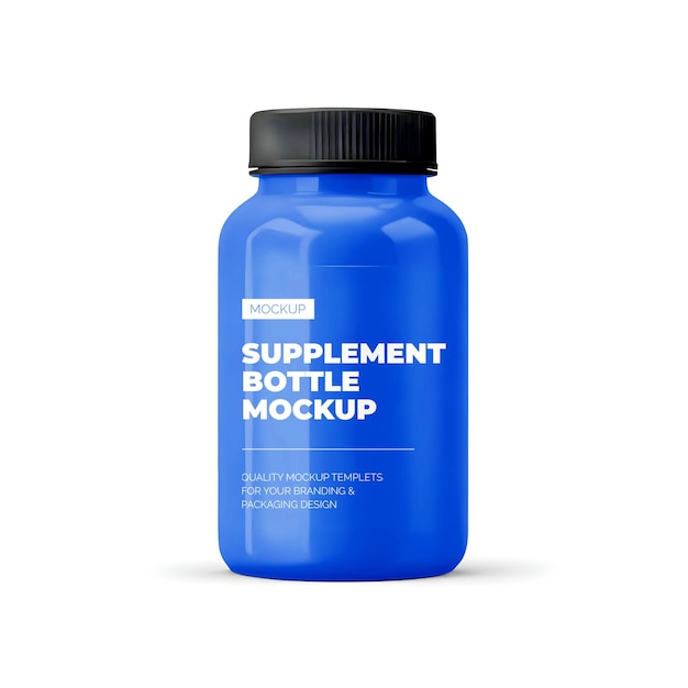 supplement bottle mockup