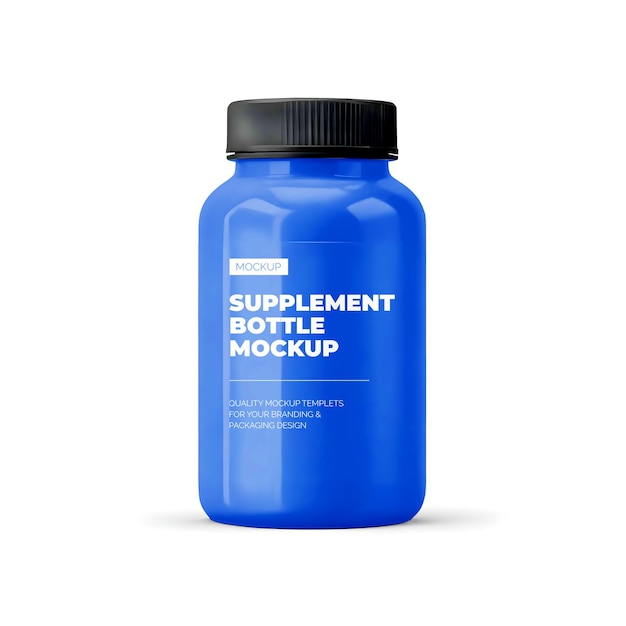 PSD supplement bottle mockup