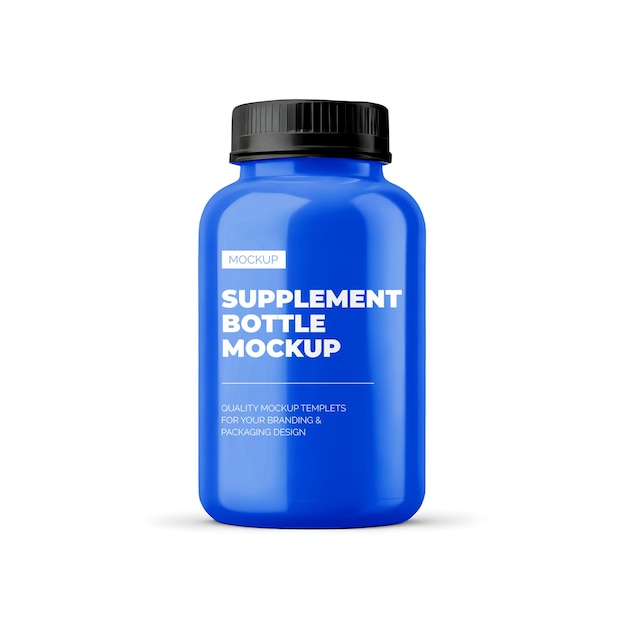 PSD supplement bottle mockup