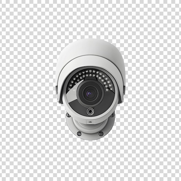 Surveillance camera isolated on a transparent background