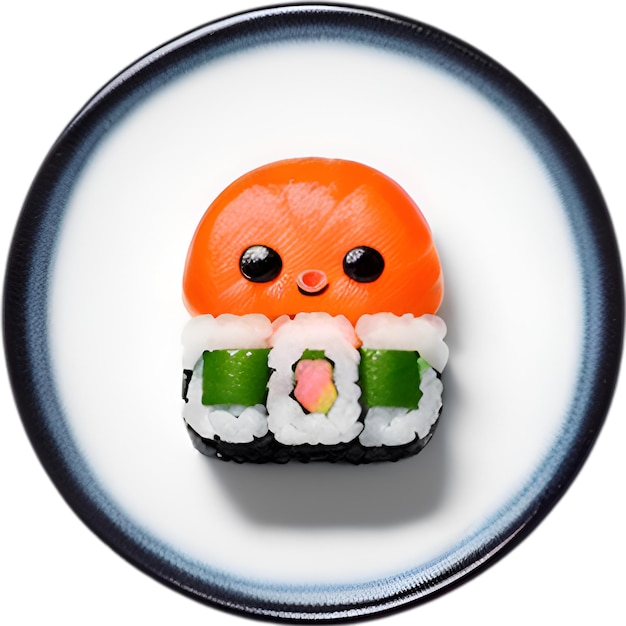 Sushi food icon a cute colorful Sushi food icon