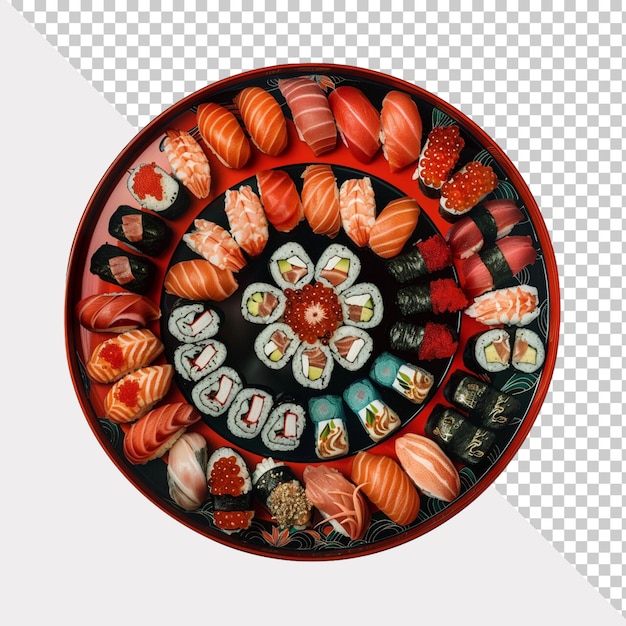 PSD sushi isolated on transparent background