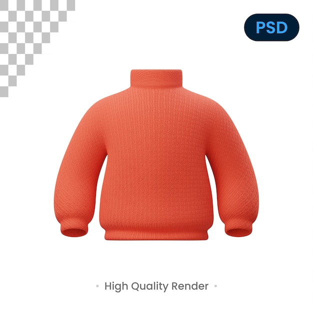 Sweater 3D Icon Premium Psd