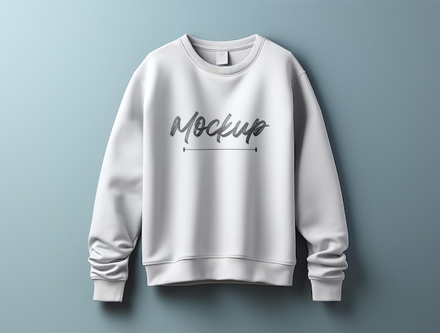 Sweatshirt mockup design PSD template