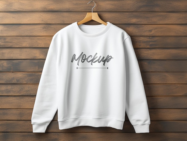 Sweatshirt mockup design PSD template