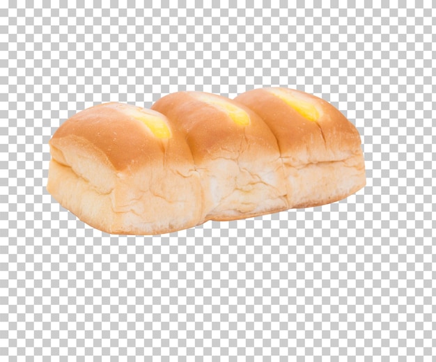 Sweet butter bun isolated