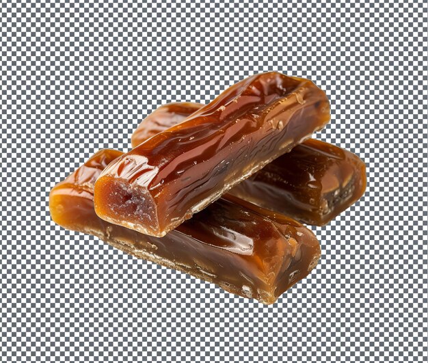 Sweet Date Delight Bars isolated on transparent background