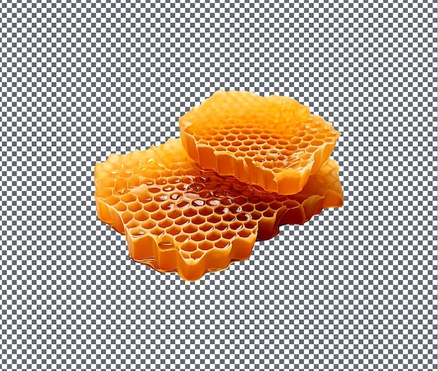 sweet honeycombs isolated on transparent background