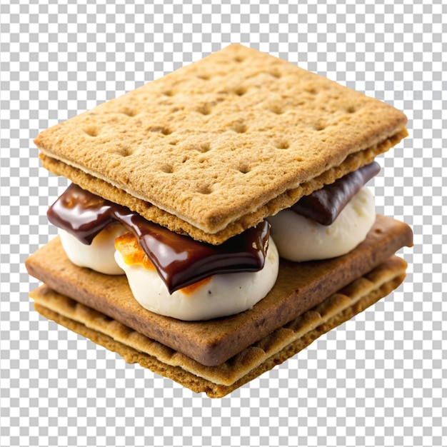 sweet mores for two on transparent background