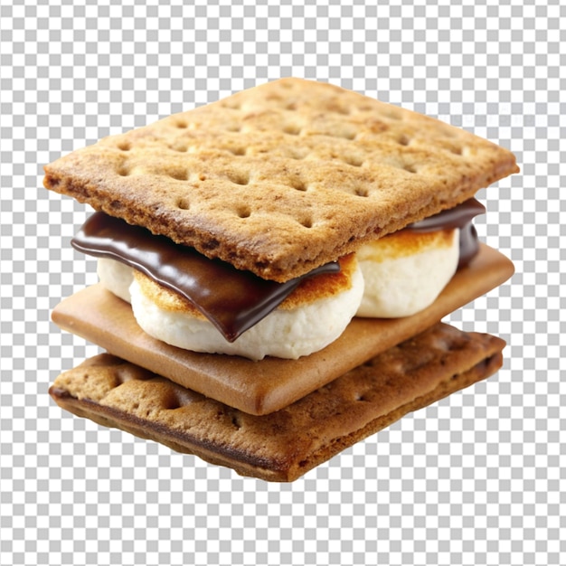 sweet mores for two on transparent background