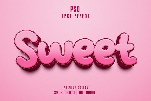 Sweet text effect