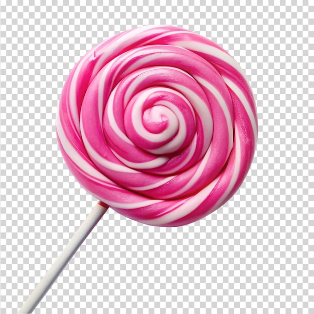 Sweets lolipop isolated on transparent background