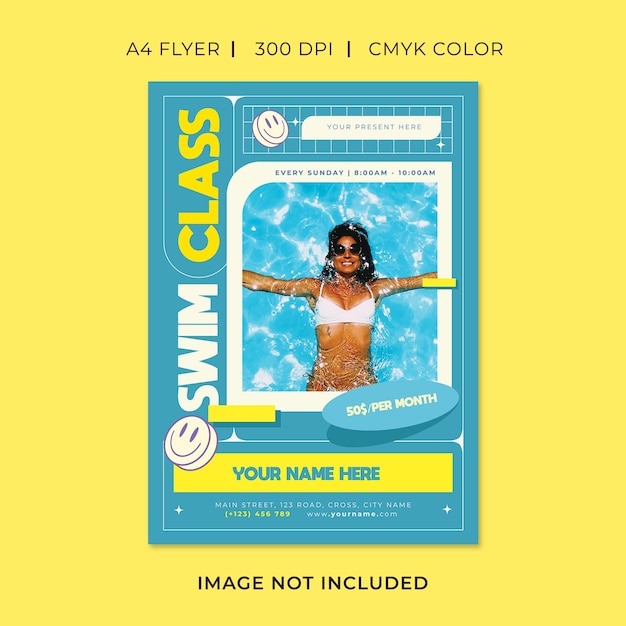 Swim Class Flyer