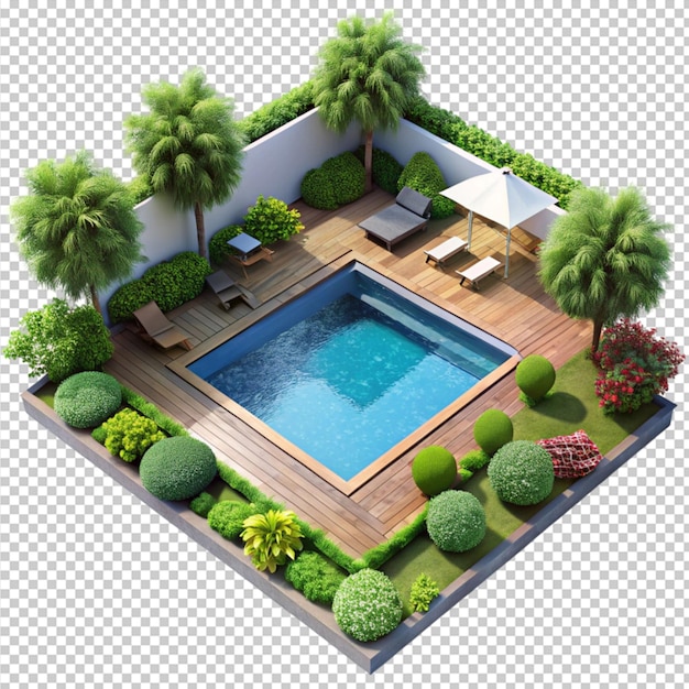 swimming pool garden