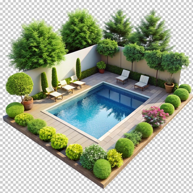 swimming pool garden