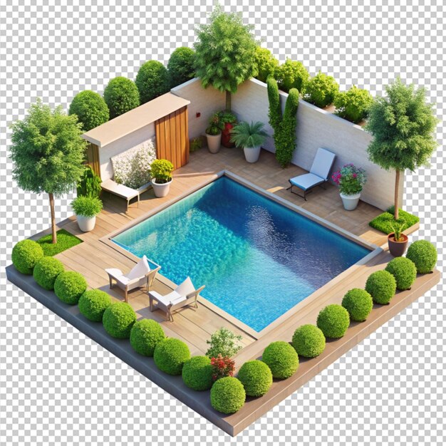 swimming pool garden