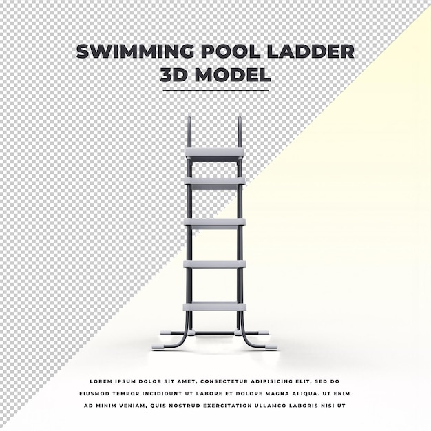 Swimming pool ladder