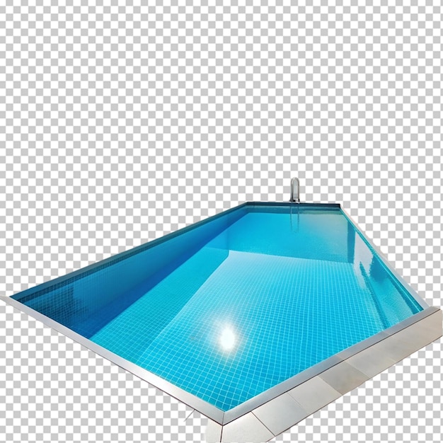 Swimming pool on transparent background