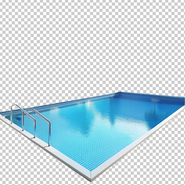 Swimming pool on transparent background